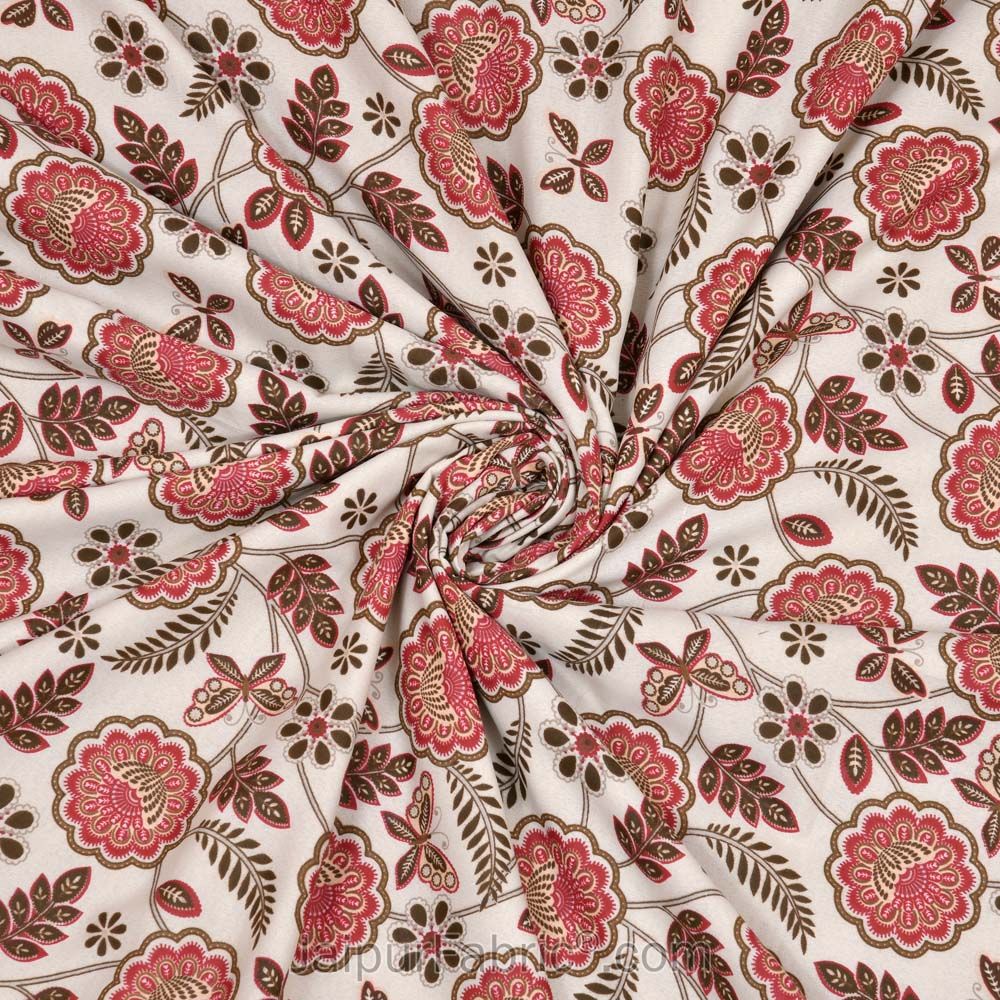 Pink Butterflies Pure Cotton Single Bed Dohar